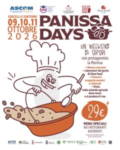 IL 9, 10 E 11 OTTOBRE TORNANO I PANISSA DAYS